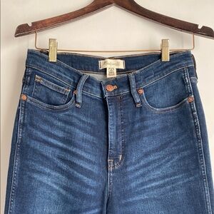 Madewell Women's Skinny Jeans - Dark Blue